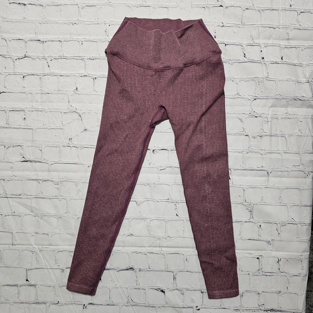 Balance Athletica Ribbed Purple Leggings